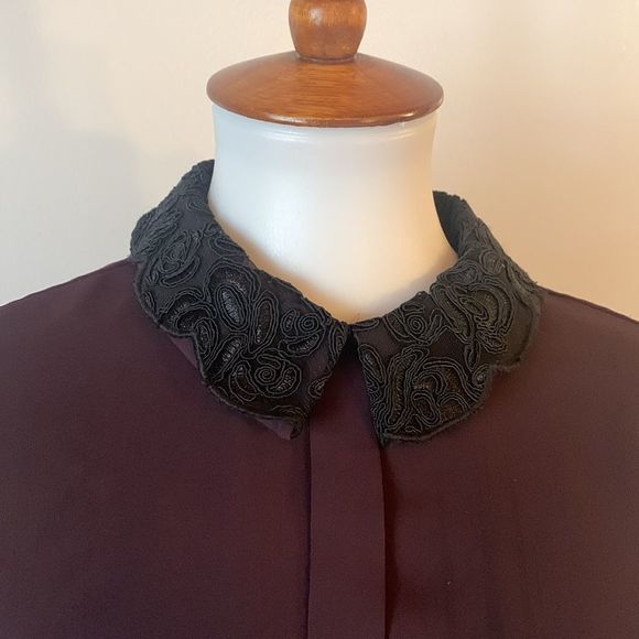 [REISS] Purple Long Sleeve Dress - Size 6 - Picture 2 of 7